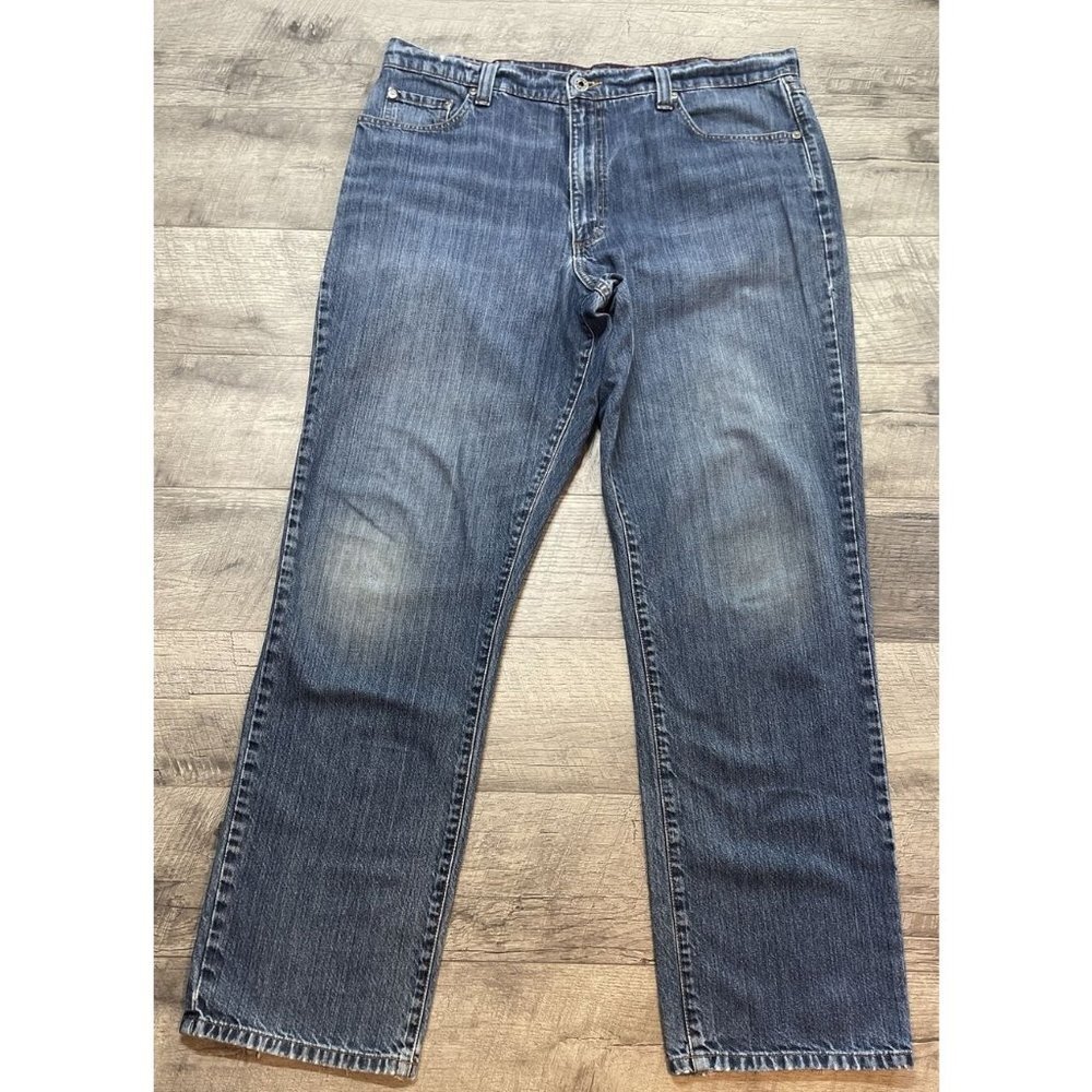 Vintage LL Bean Denim Jeans Mens actual 38x33 Blue Natural Fit Classic Baggy